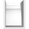 Ekena Millwork Standard Yorktown Architectural Grade PVC Rafter Tail, 6"W X 8"H X 16"L RFTP06X08X16YOR - alternate 3